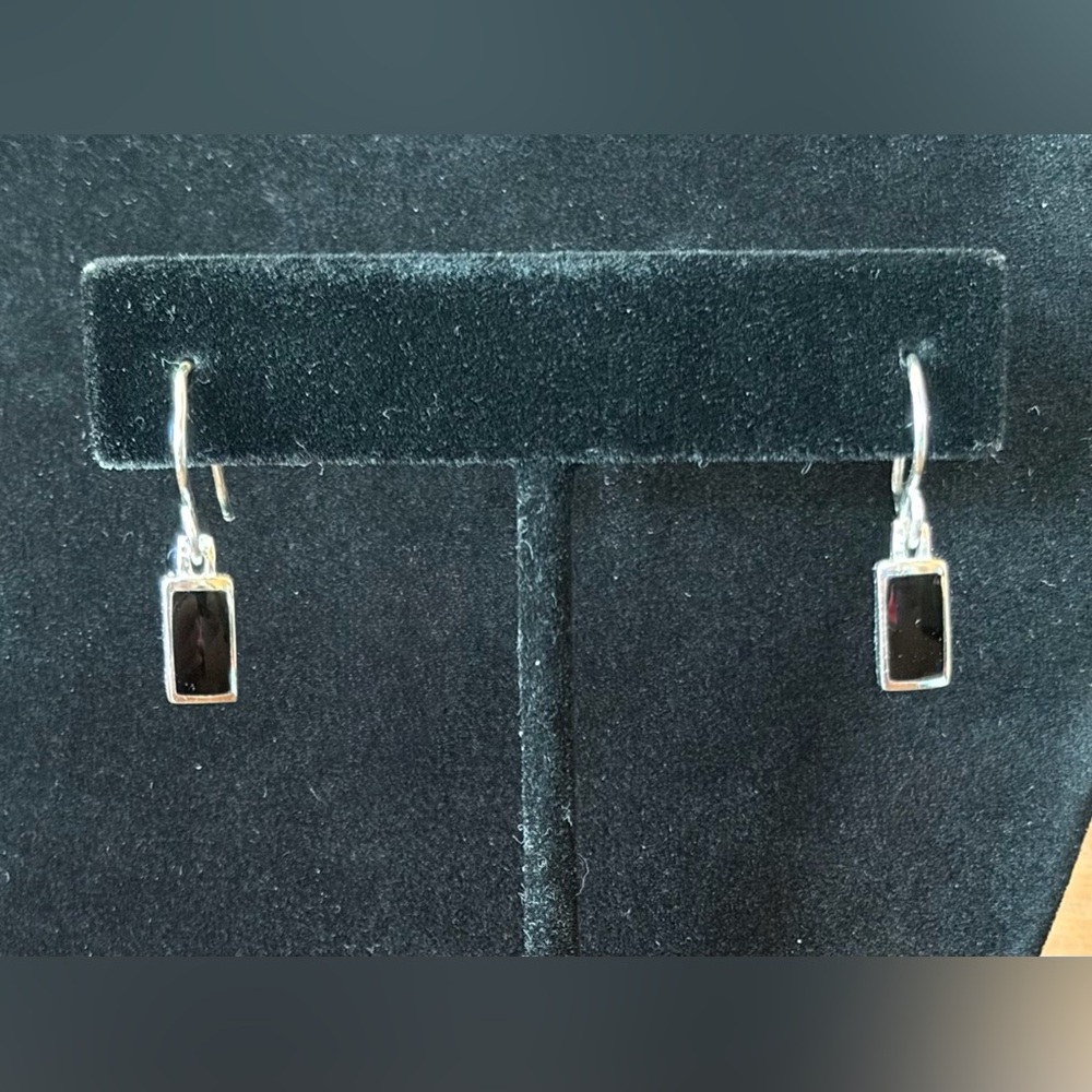 Onyx Su Thailand 925 earring necklace set $54 - Picture 3 of 12
